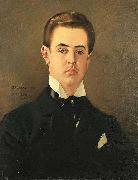 Vaclav Brozik A Portrait of the Artist Son, Maurice France oil painting artist